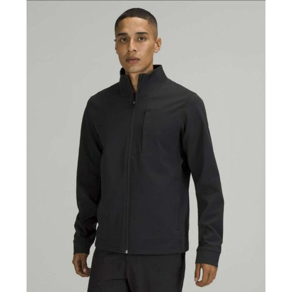 NWT Lululemon Sojourn Jacket Black Large LOGO - Picture 1 of 7